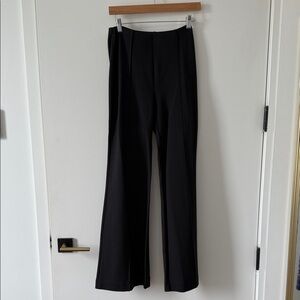 Wide-leg pant in stretch ponte